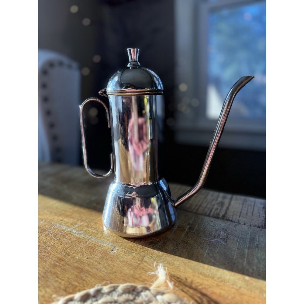 Vintage Silver Plaited Coffee Pot ODE Made In India